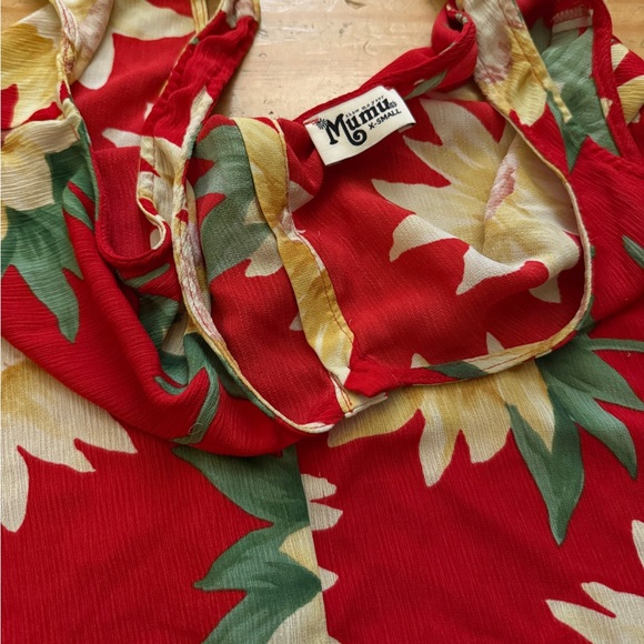 NWOT Show Me Your Mumu Red Floral Romper - Picture 5 of 5